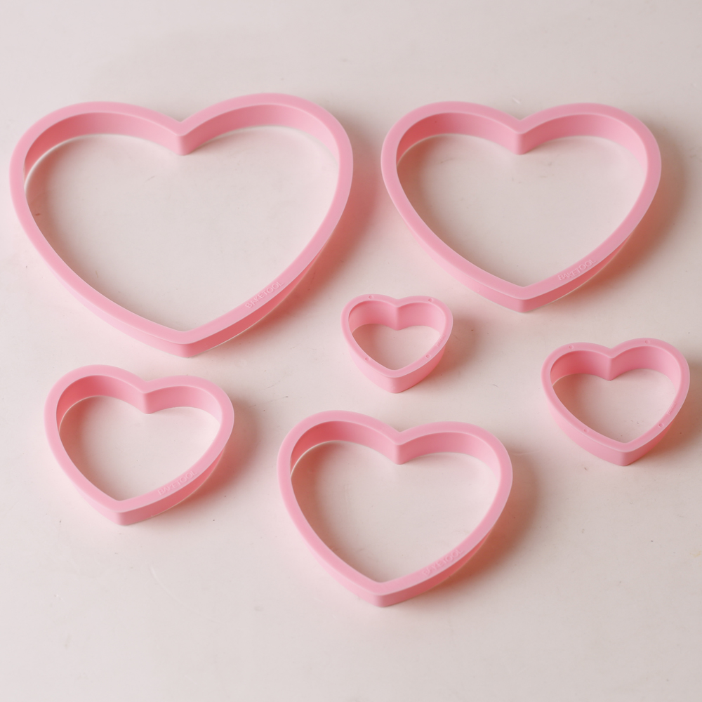 1set/3sets Pink Heart Star Flo - Kitchen Baking Set recension och pris