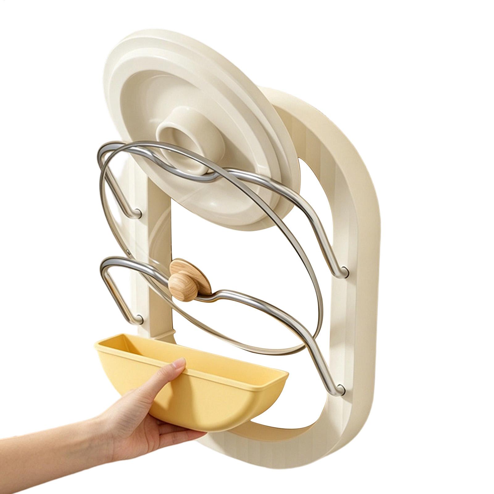 Pot Lid Rack 2-Tier Wall Mount - Kitchen Baking Drawer recension och pris