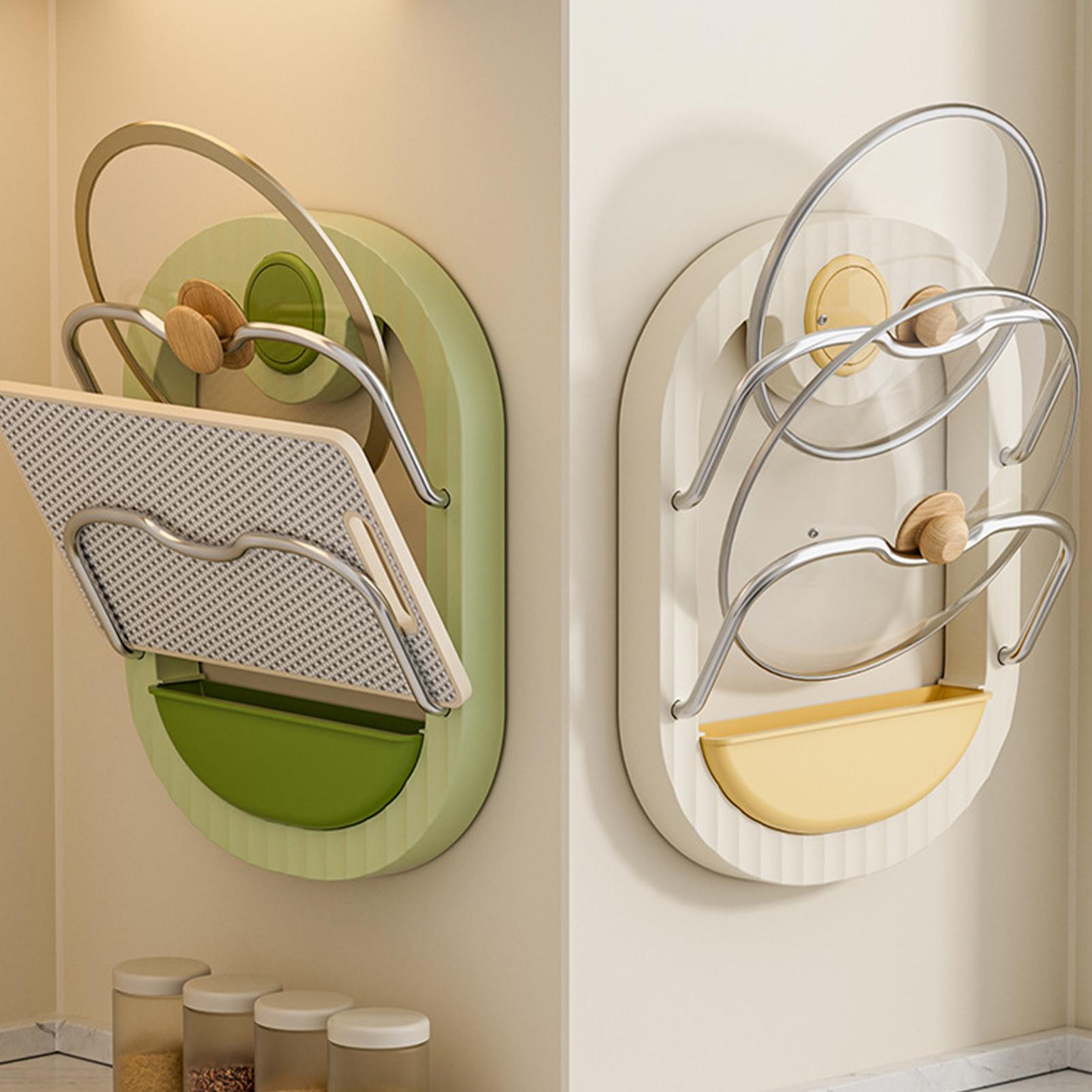 Pot Lid Rack 2-Tier Wall Mount - Kitchen Baking Drawer recension och pris