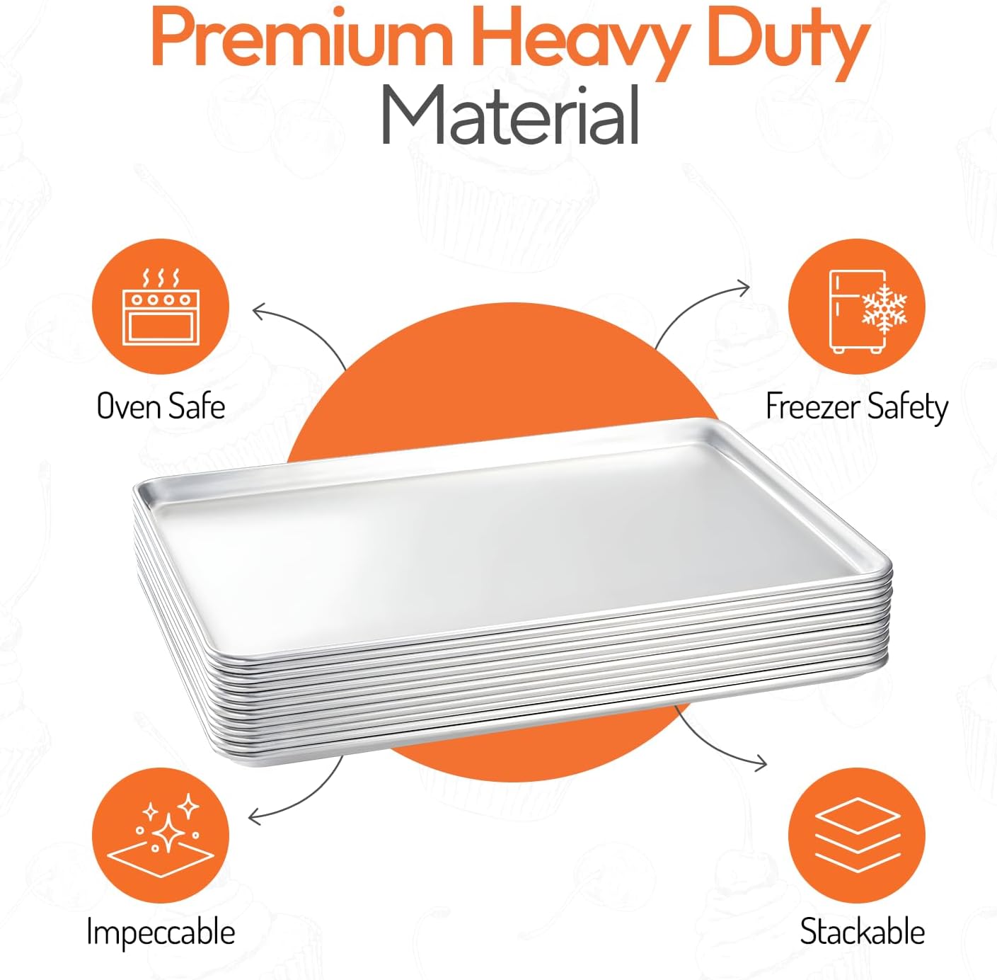 Full Size Commercial Aluminum  - Kitchen Baking Set recension och pris