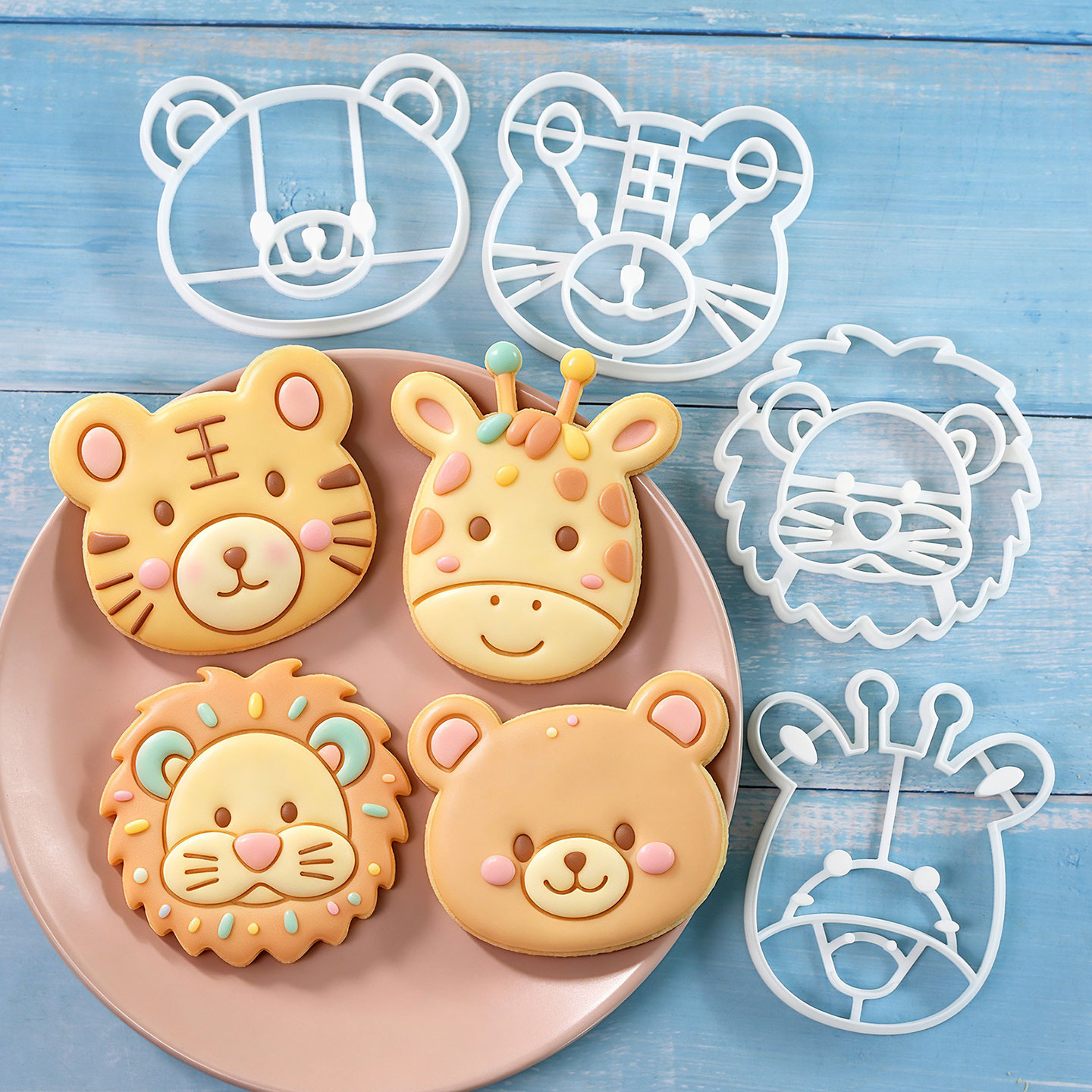 4 Pcs Animal Cookie Cutters Se - Kitchen Baking Set recension och pris