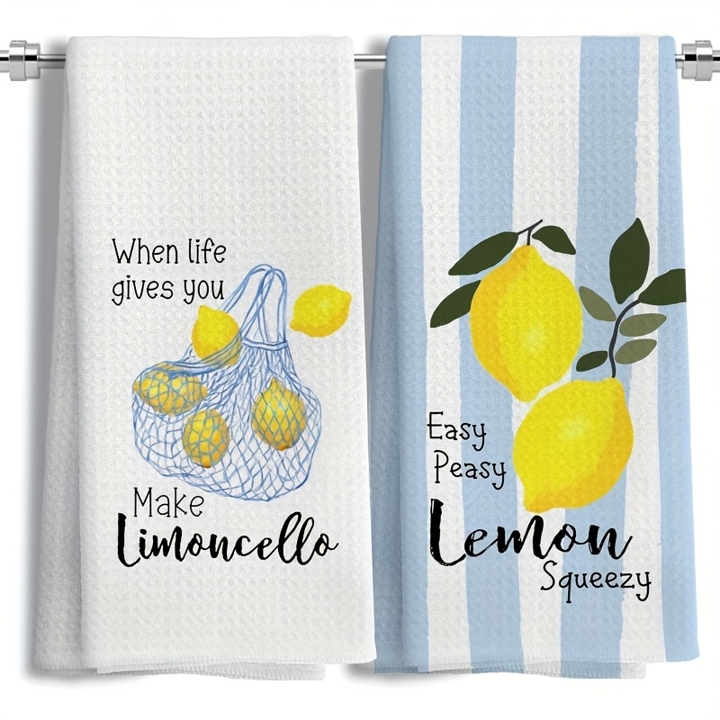 2Pcs, Lemon Mesh Kitchen Towel - Kitchen Baking Set recension och pris