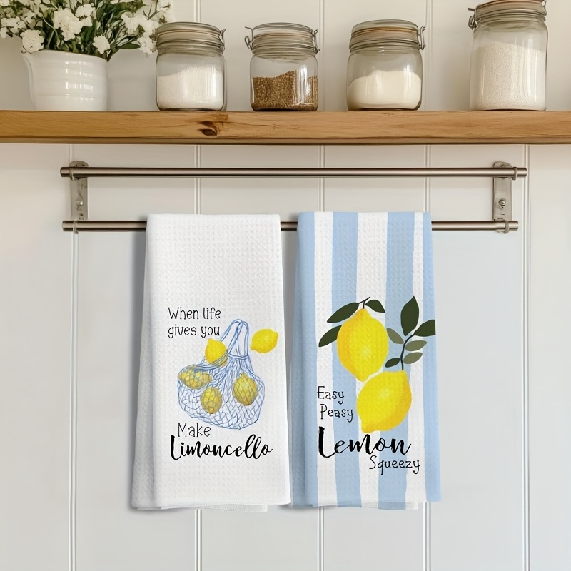 2Pcs, Lemon Mesh Kitchen Towel - Kitchen Baking Set recension och pris