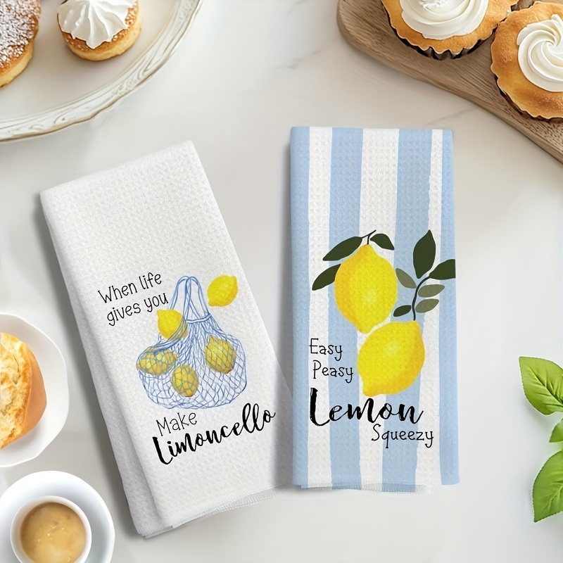 2Pcs, Lemon Mesh Kitchen Towel - Kitchen Baking Set recension och pris