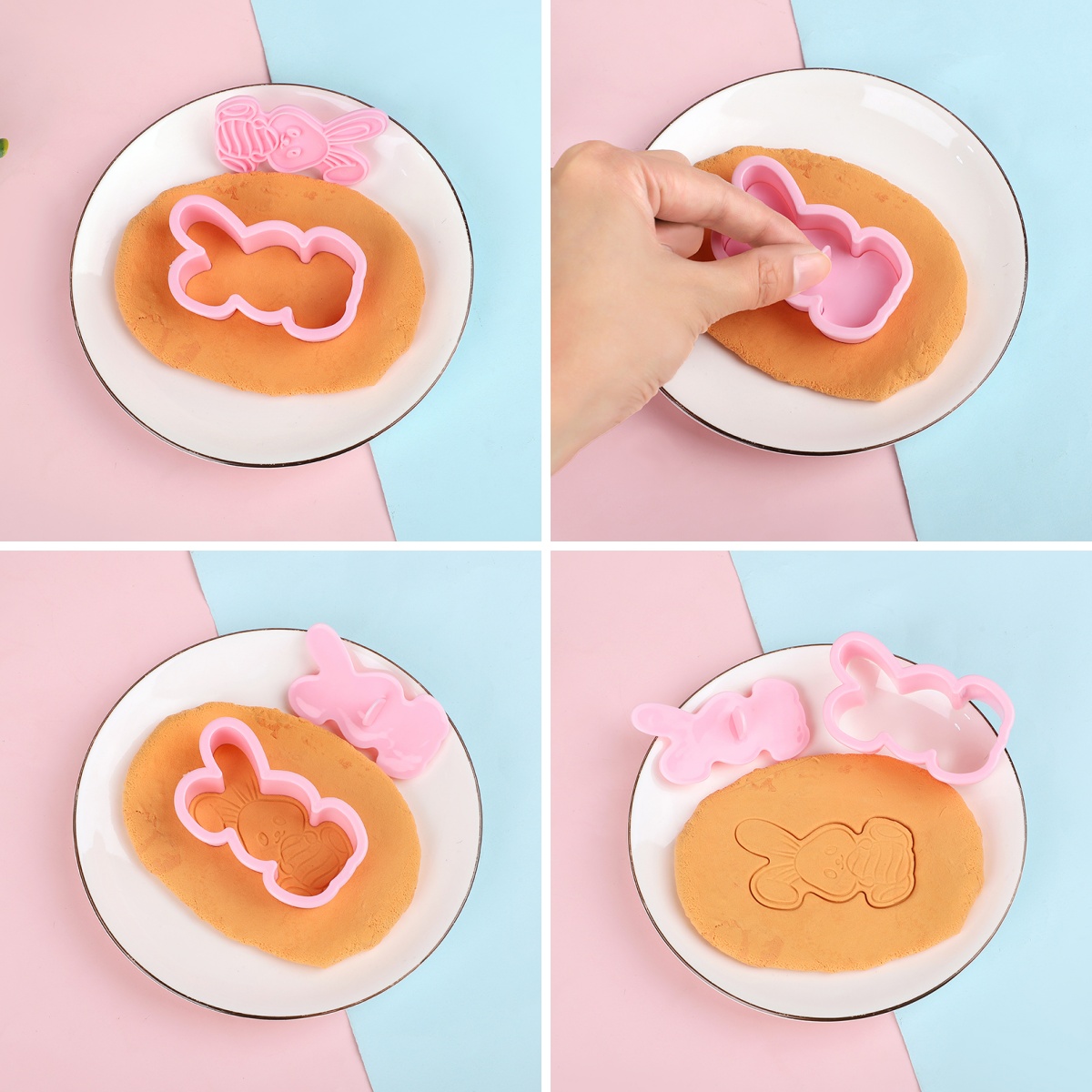 6pcs/Set Easter Bunny Cookie C - Kitchen Baking Set recension och pris