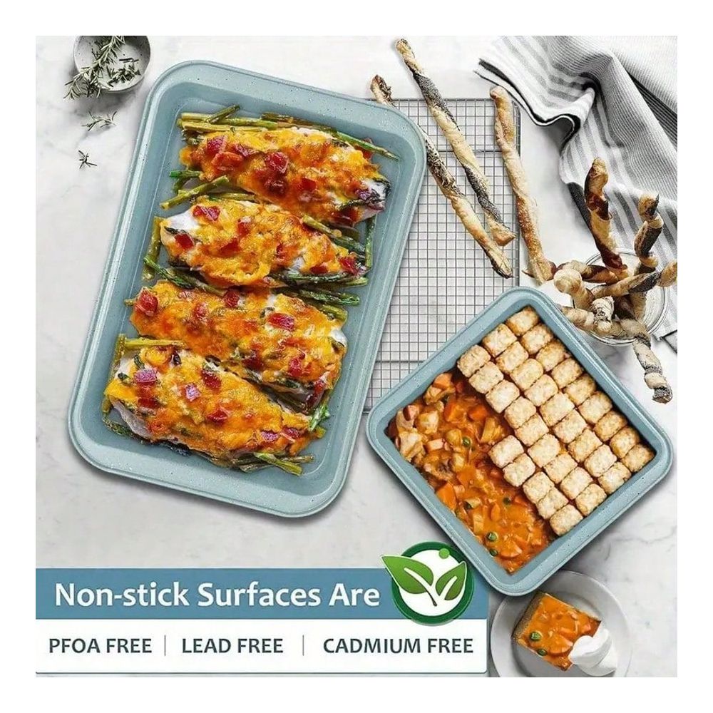 10 Piece Bakeware Set, NonStic - Kitchen Baking Set recension och pris