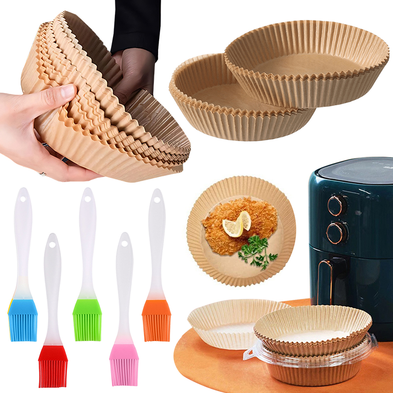 50/100PCS Air Fryer Paper Plat - Kitchen Baking Set recension och pris